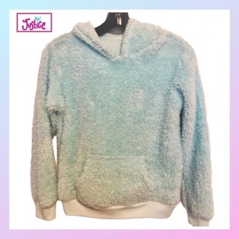 JUSTICE Girl’s Fuzzy Animal Ear Hoodie
